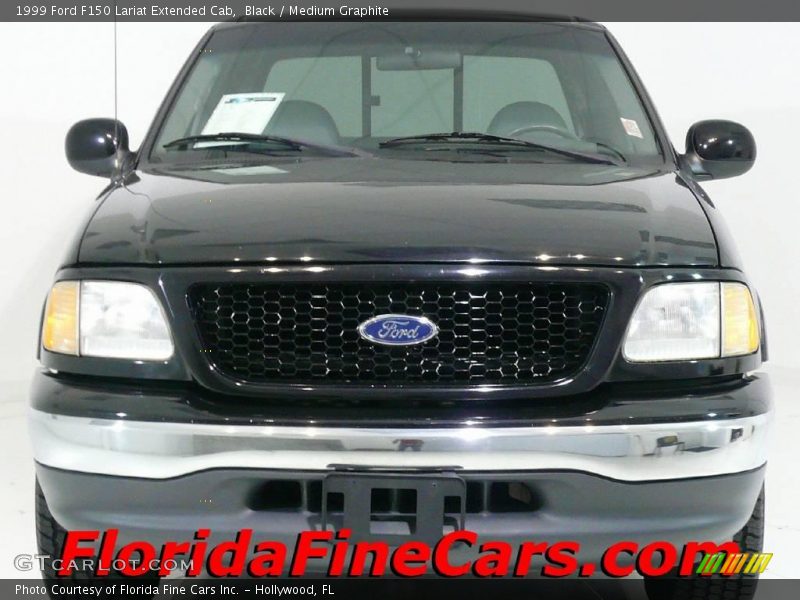 Black / Medium Graphite 1999 Ford F150 Lariat Extended Cab