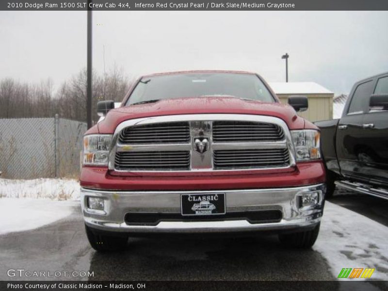 Inferno Red Crystal Pearl / Dark Slate/Medium Graystone 2010 Dodge Ram 1500 SLT Crew Cab 4x4