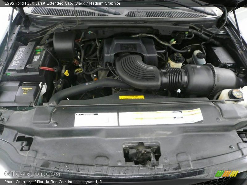 Black / Medium Graphite 1999 Ford F150 Lariat Extended Cab