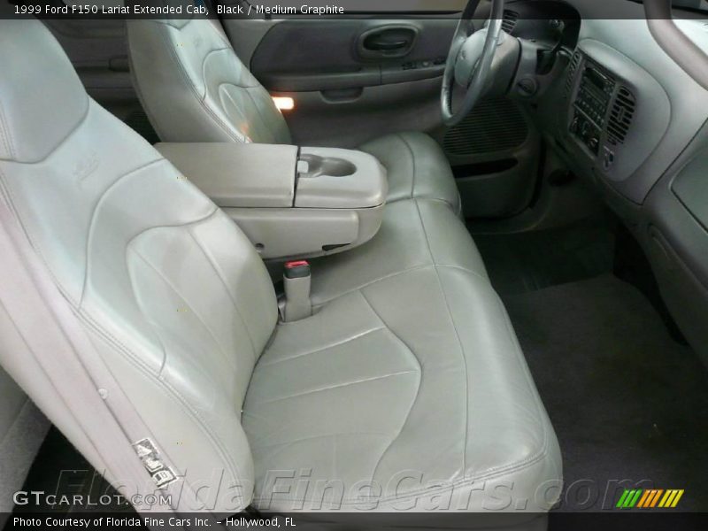 Black / Medium Graphite 1999 Ford F150 Lariat Extended Cab