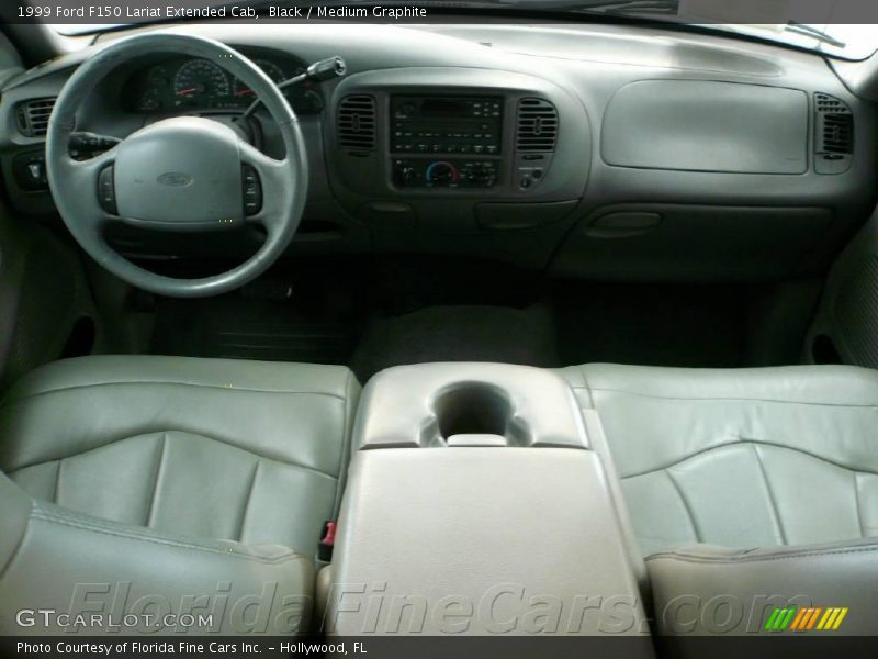 Black / Medium Graphite 1999 Ford F150 Lariat Extended Cab