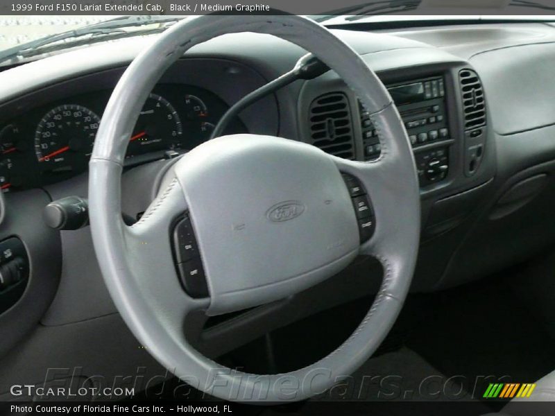 Black / Medium Graphite 1999 Ford F150 Lariat Extended Cab