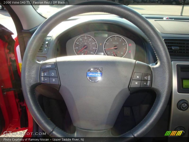 Passion Red / Off Black 2006 Volvo S40 T5