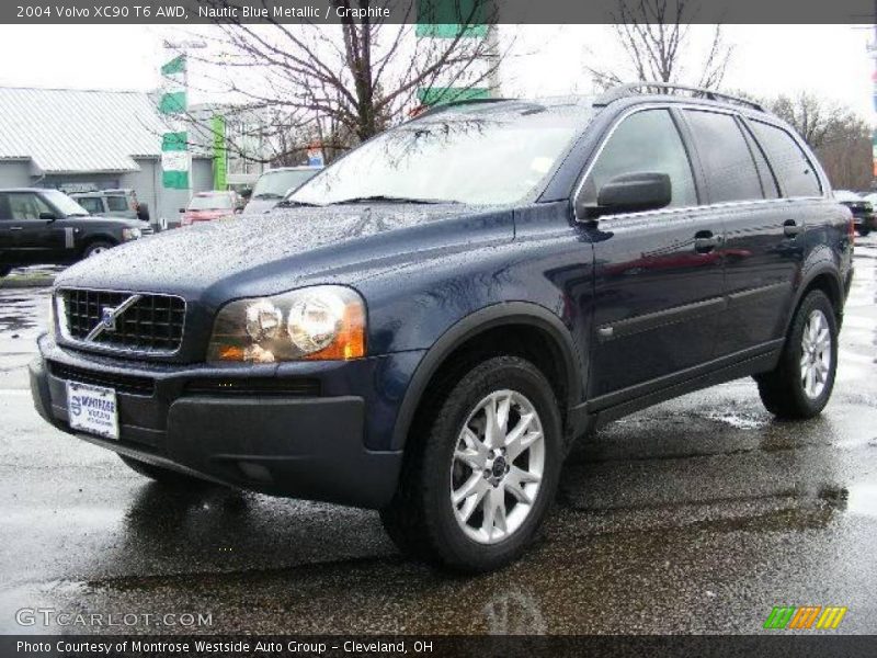 Nautic Blue Metallic / Graphite 2004 Volvo XC90 T6 AWD