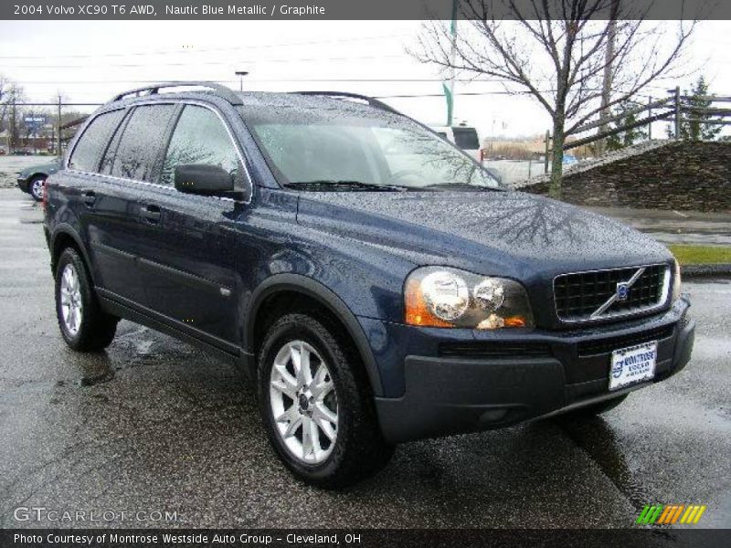 Nautic Blue Metallic / Graphite 2004 Volvo XC90 T6 AWD