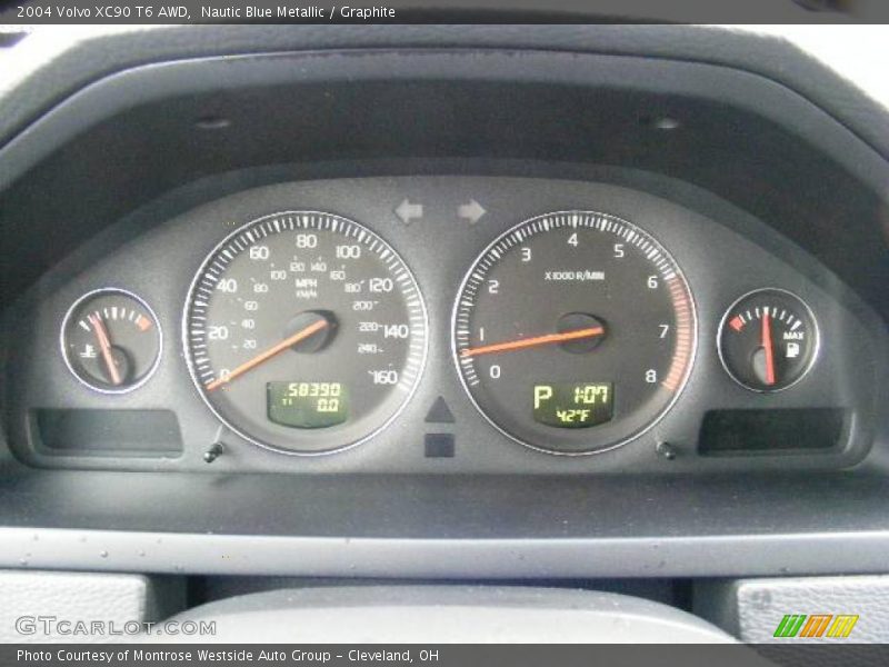 Nautic Blue Metallic / Graphite 2004 Volvo XC90 T6 AWD