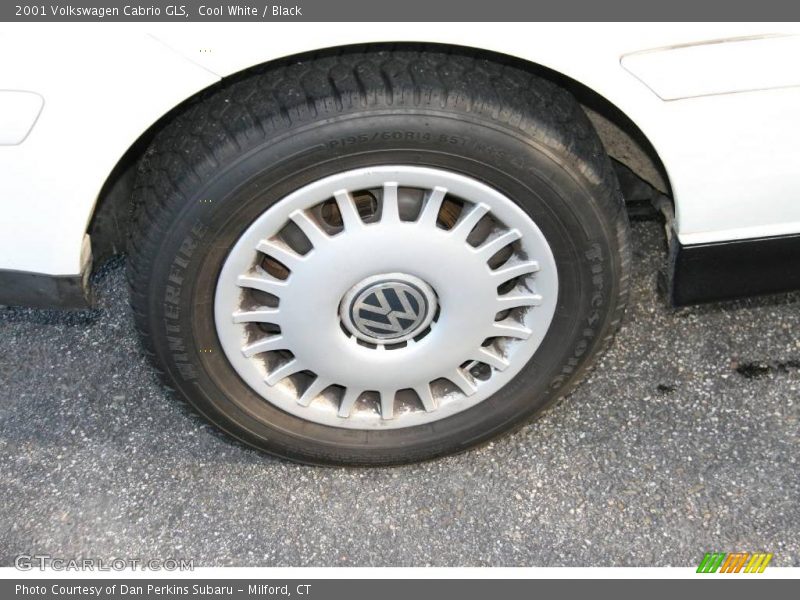 Cool White / Black 2001 Volkswagen Cabrio GLS