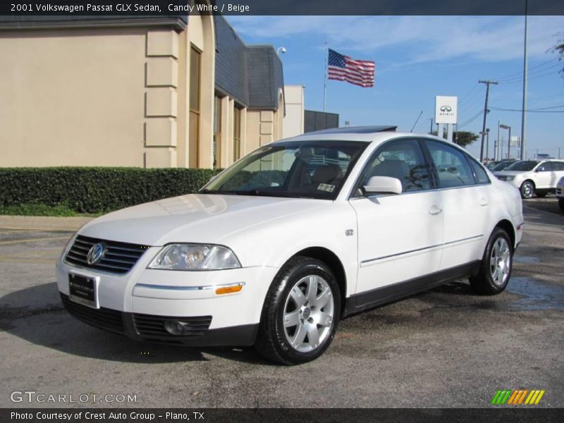 Candy White / Beige 2001 Volkswagen Passat GLX Sedan