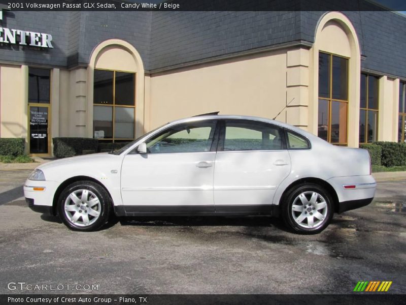 Candy White / Beige 2001 Volkswagen Passat GLX Sedan