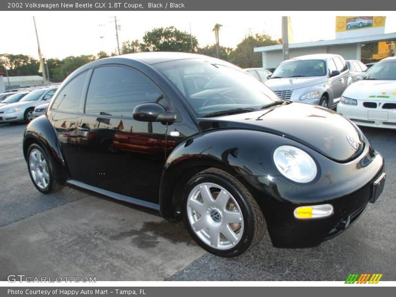 Black / Black 2002 Volkswagen New Beetle GLX 1.8T Coupe