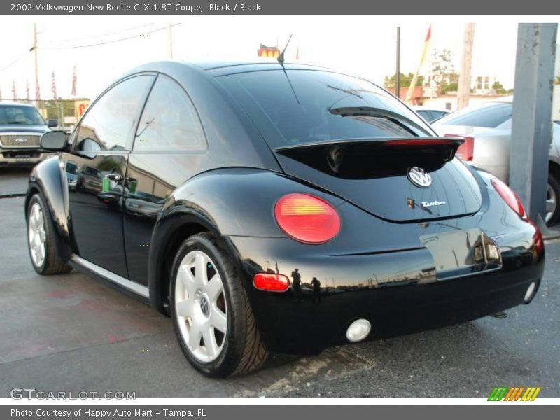 Black / Black 2002 Volkswagen New Beetle GLX 1.8T Coupe