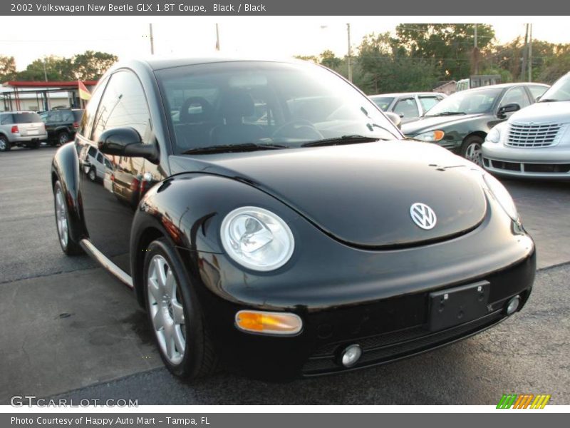 Black / Black 2002 Volkswagen New Beetle GLX 1.8T Coupe