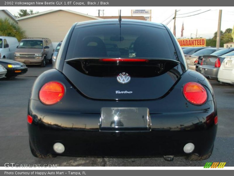 Black / Black 2002 Volkswagen New Beetle GLX 1.8T Coupe
