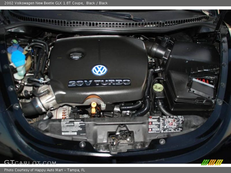 Black / Black 2002 Volkswagen New Beetle GLX 1.8T Coupe