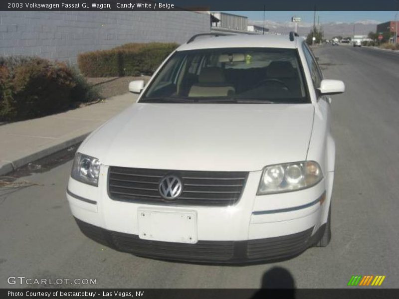 Candy White / Beige 2003 Volkswagen Passat GL Wagon