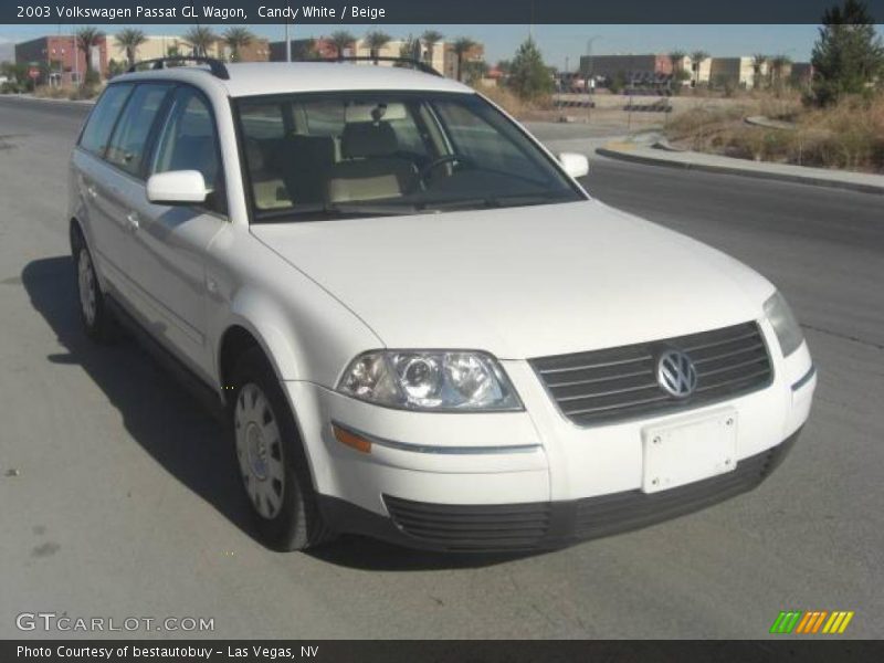 Candy White / Beige 2003 Volkswagen Passat GL Wagon