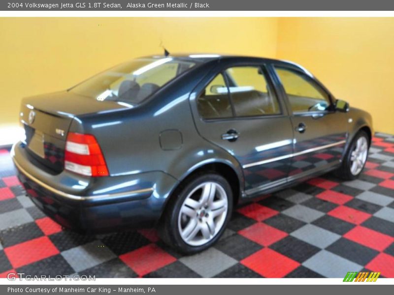 Alaska Green Metallic / Black 2004 Volkswagen Jetta GLS 1.8T Sedan