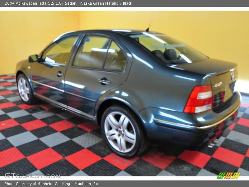 Alaska Green Metallic / Black 2004 Volkswagen Jetta GLS 1.8T Sedan