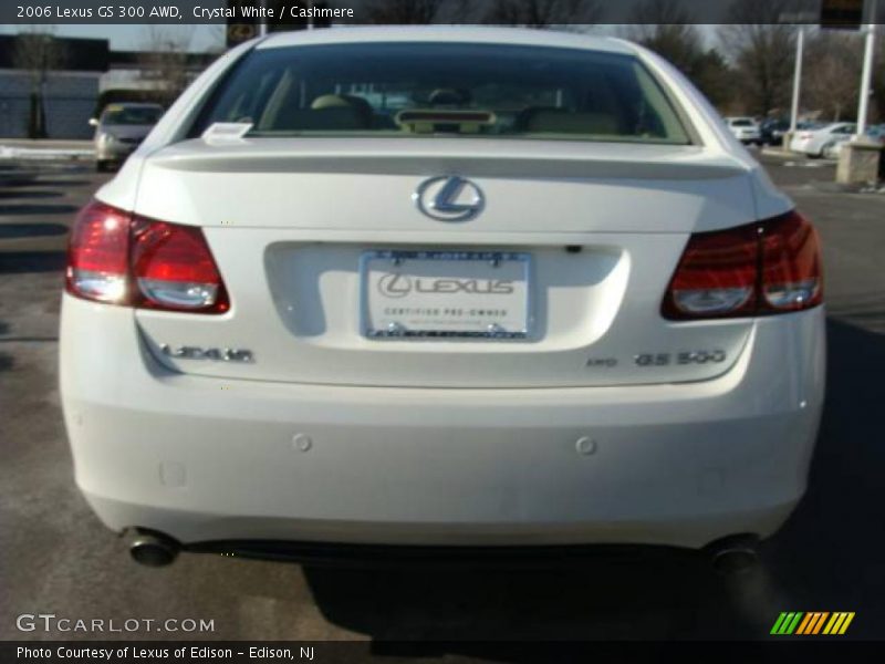 Crystal White / Cashmere 2006 Lexus GS 300 AWD