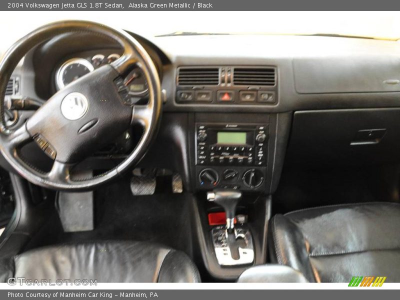 Alaska Green Metallic / Black 2004 Volkswagen Jetta GLS 1.8T Sedan