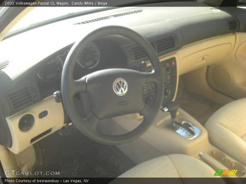 Candy White / Beige 2003 Volkswagen Passat GL Wagon