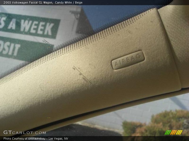 Candy White / Beige 2003 Volkswagen Passat GL Wagon