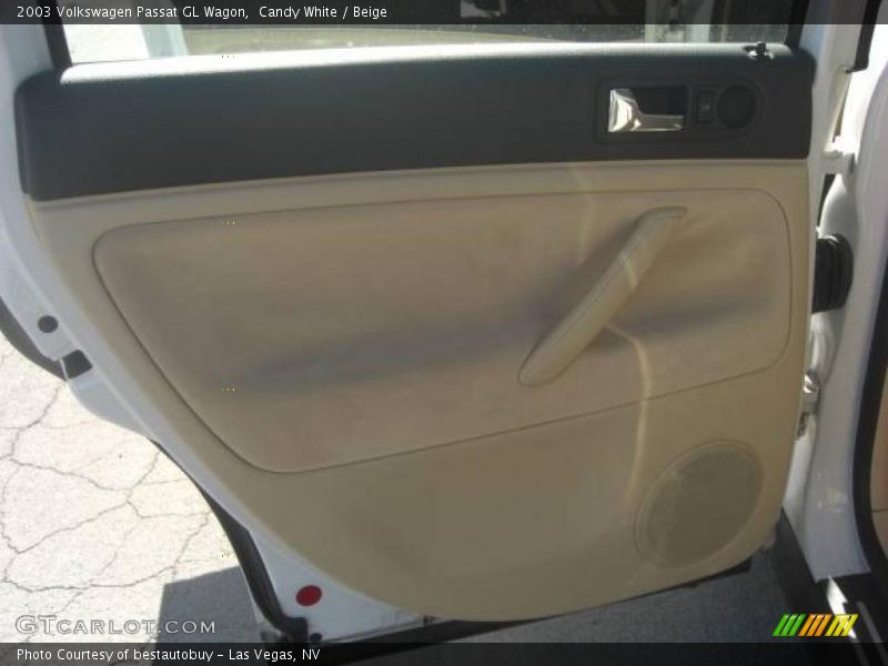Candy White / Beige 2003 Volkswagen Passat GL Wagon