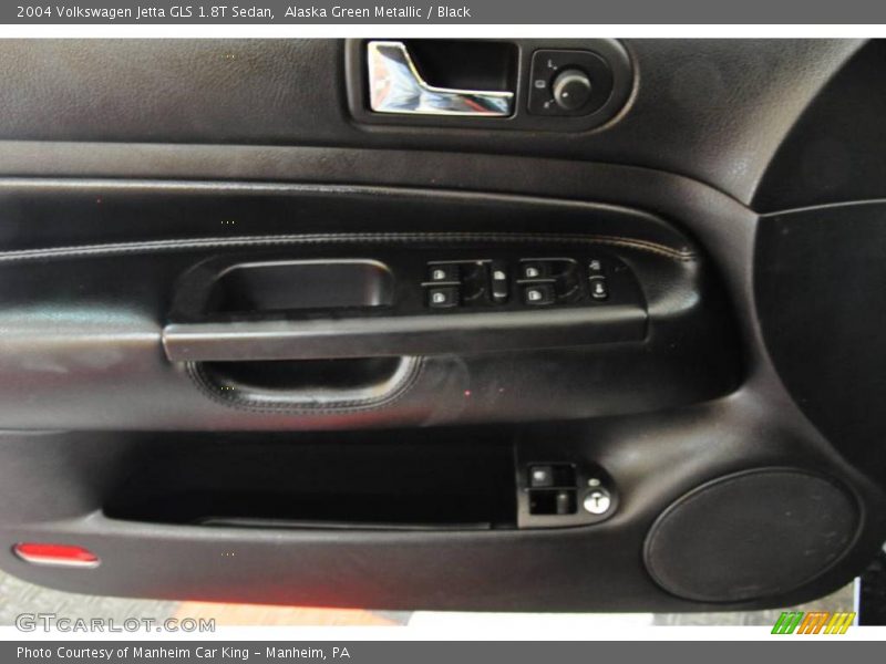 Alaska Green Metallic / Black 2004 Volkswagen Jetta GLS 1.8T Sedan