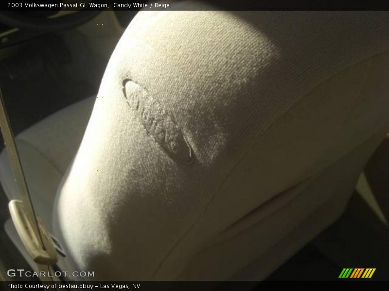 Candy White / Beige 2003 Volkswagen Passat GL Wagon