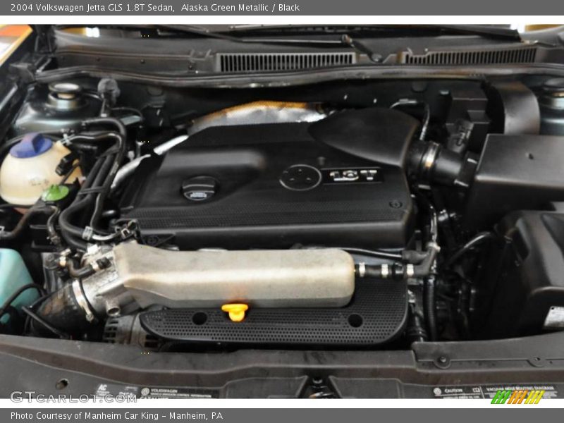 Alaska Green Metallic / Black 2004 Volkswagen Jetta GLS 1.8T Sedan