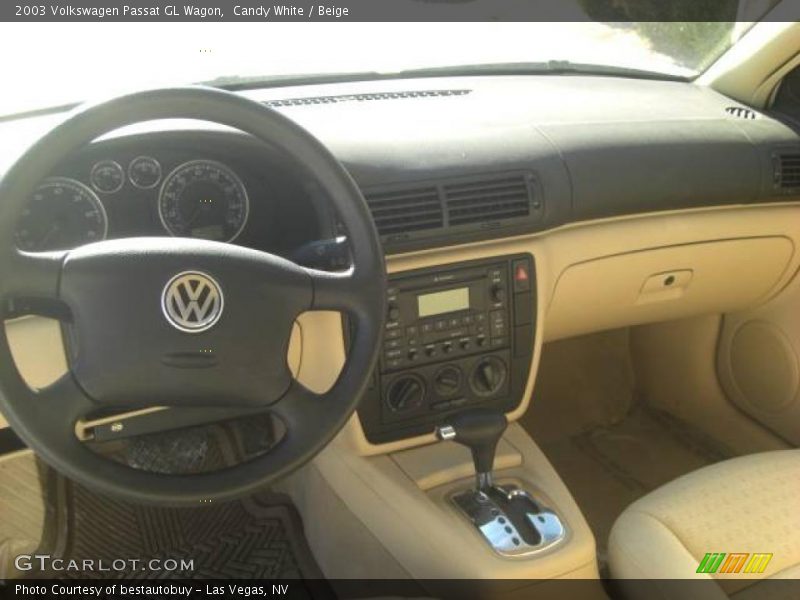 Candy White / Beige 2003 Volkswagen Passat GL Wagon