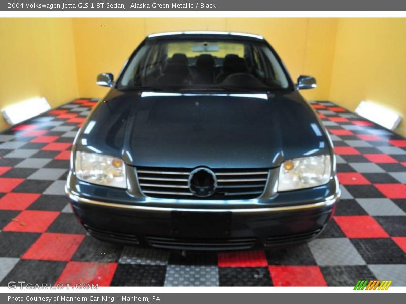 Alaska Green Metallic / Black 2004 Volkswagen Jetta GLS 1.8T Sedan