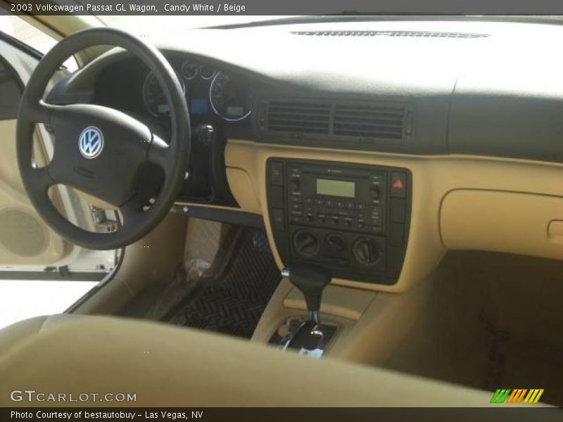 Candy White / Beige 2003 Volkswagen Passat GL Wagon