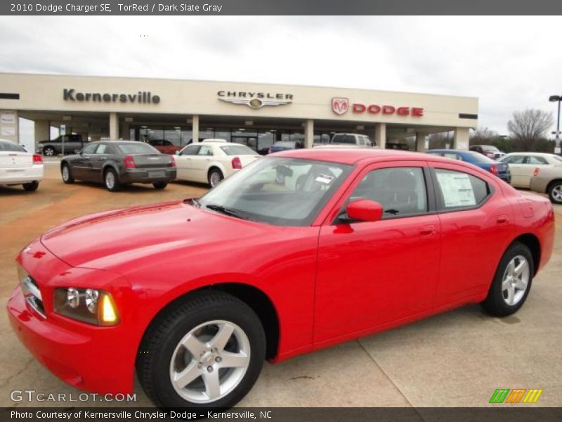 TorRed / Dark Slate Gray 2010 Dodge Charger SE