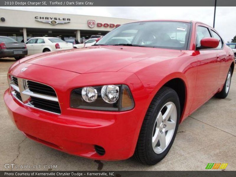 TorRed / Dark Slate Gray 2010 Dodge Charger SE