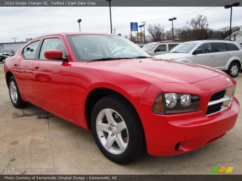 TorRed / Dark Slate Gray 2010 Dodge Charger SE