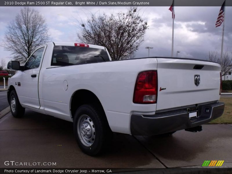 Bright White / Dark Slate/Medium Graystone 2010 Dodge Ram 2500 ST Regular Cab
