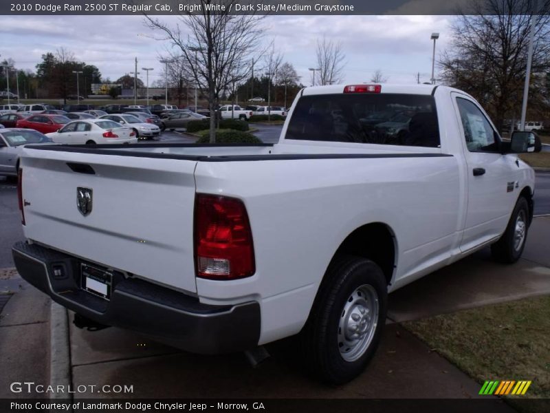 Bright White / Dark Slate/Medium Graystone 2010 Dodge Ram 2500 ST Regular Cab