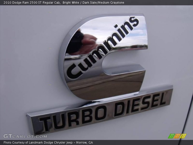 Bright White / Dark Slate/Medium Graystone 2010 Dodge Ram 2500 ST Regular Cab