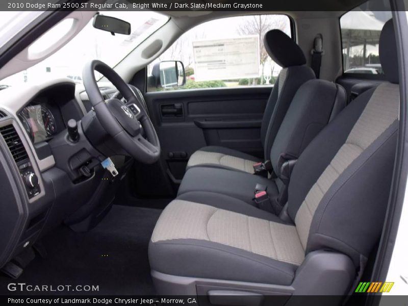 Bright White / Dark Slate/Medium Graystone 2010 Dodge Ram 2500 ST Regular Cab