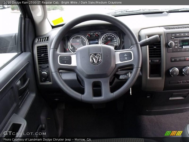 Bright White / Dark Slate/Medium Graystone 2010 Dodge Ram 2500 ST Regular Cab
