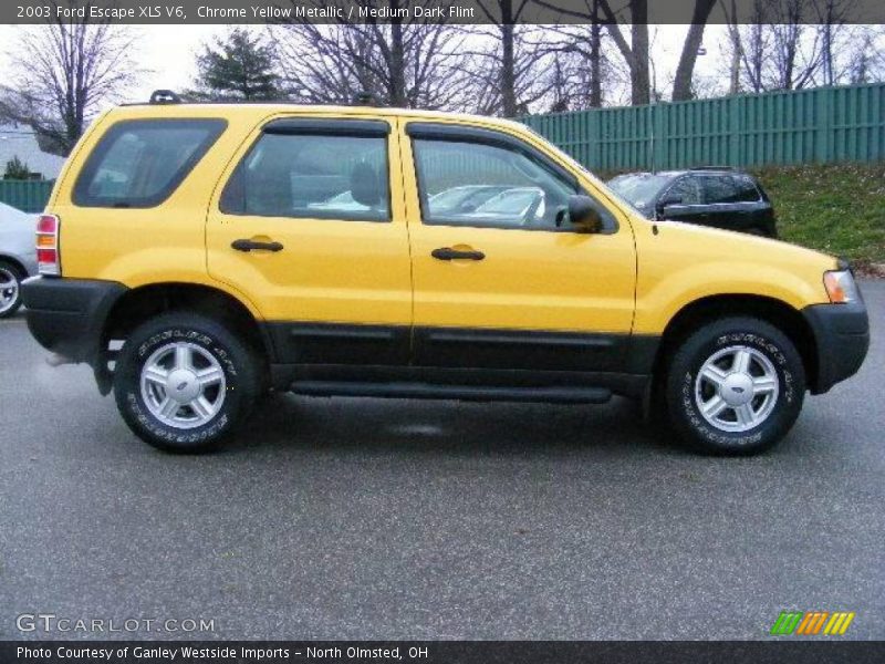 Chrome Yellow Metallic / Medium Dark Flint 2003 Ford Escape XLS V6