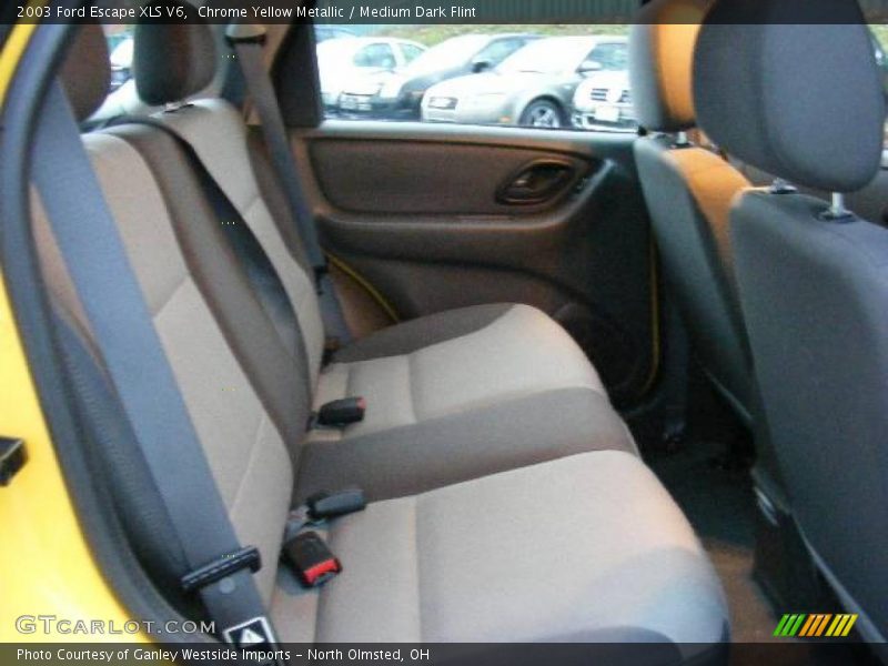 Chrome Yellow Metallic / Medium Dark Flint 2003 Ford Escape XLS V6