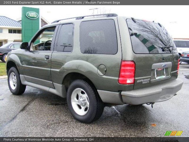 Estate Green Metallic / Medium Parchment Beige 2003 Ford Explorer Sport XLS 4x4
