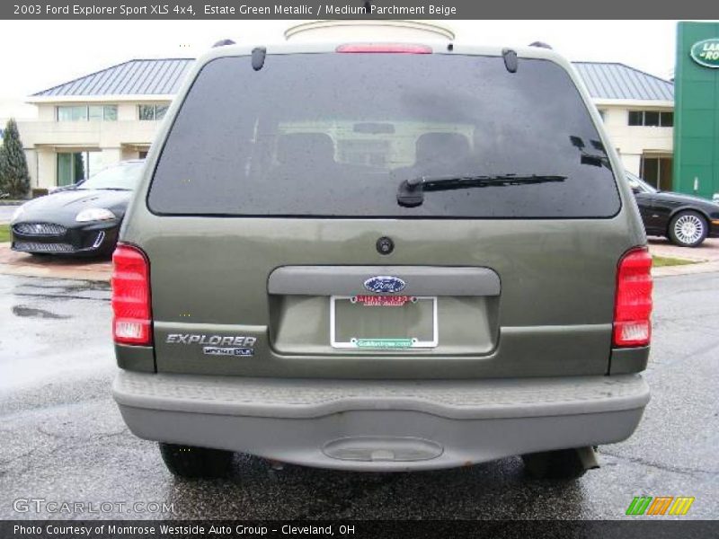 Estate Green Metallic / Medium Parchment Beige 2003 Ford Explorer Sport XLS 4x4