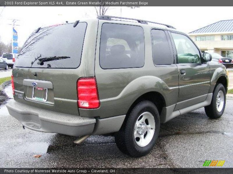 Estate Green Metallic / Medium Parchment Beige 2003 Ford Explorer Sport XLS 4x4