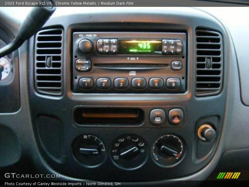 Chrome Yellow Metallic / Medium Dark Flint 2003 Ford Escape XLS V6