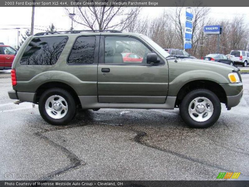 Estate Green Metallic / Medium Parchment Beige 2003 Ford Explorer Sport XLS 4x4