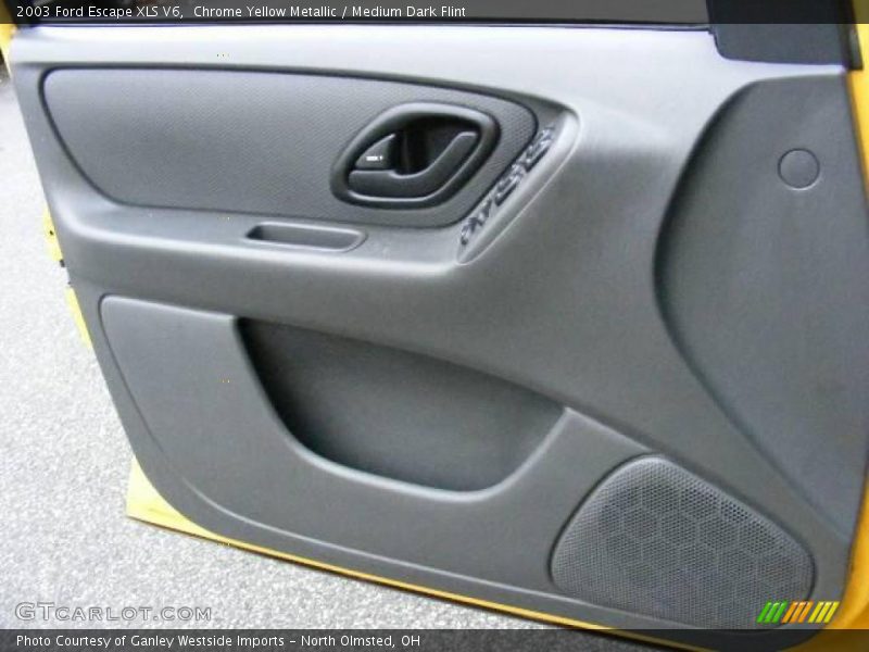 Chrome Yellow Metallic / Medium Dark Flint 2003 Ford Escape XLS V6