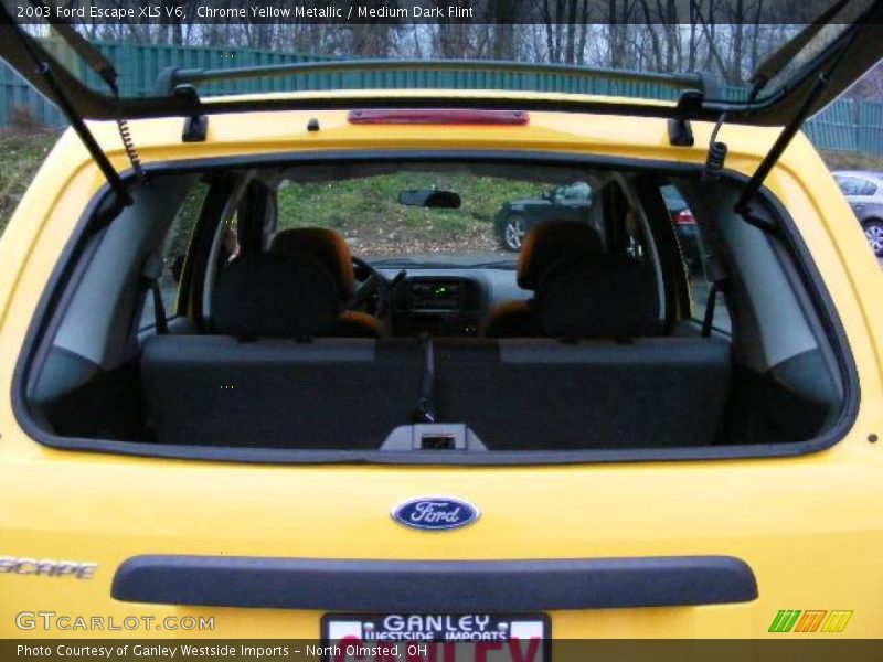 Chrome Yellow Metallic / Medium Dark Flint 2003 Ford Escape XLS V6